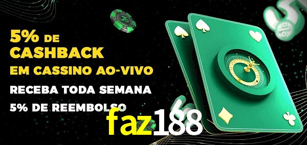 Promoções do cassino ao Vivo faz188